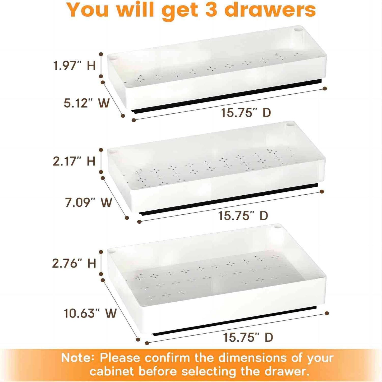 Pull-Out Cabinet Organizer — No Difficult Assembly Needed