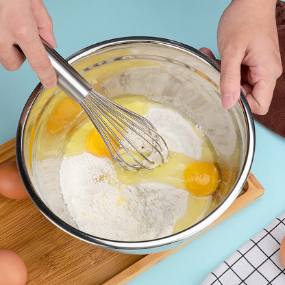5-Piece Stainless Steel Mixing Bowls with Lids