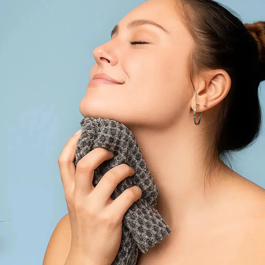 Peeling-Duschtuch mit Silberionen – Sanfte Tiefenreinigung