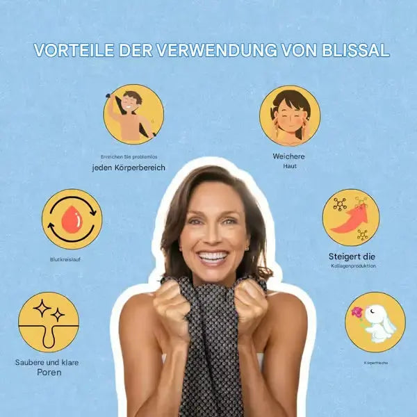 Peeling-Duschtuch mit Silberionen – Sanfte Tiefenreinigung