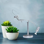 Skulptur „Balancierender Fischer“ — Besonderes Angler-Geschenk Mivoza Deutschland
