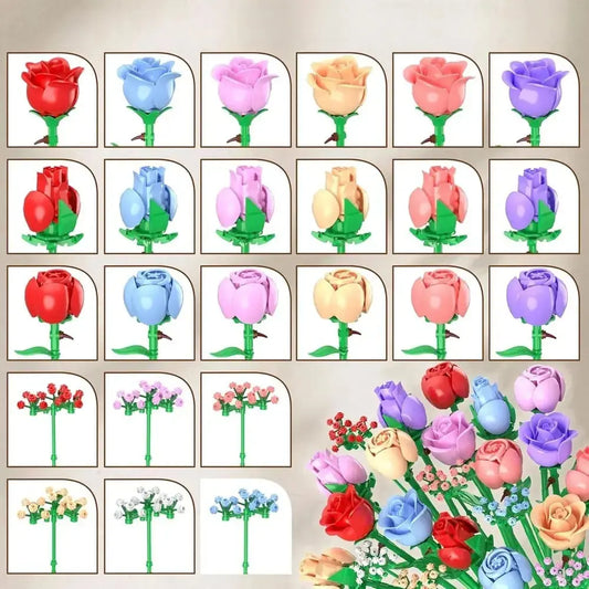 Adventskalender Blumen-Bausteine — Individuell verpackt für tägliche Vorfreude Mivoza Deutschland