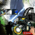 Rechargeable Headlamp — Strong Focus Beam for Rain, Fog & Night