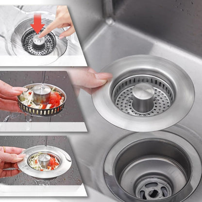 Sink Protector & Strainer — Efficient Against Backflow & Dirt Particles