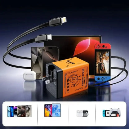 Fast charger with cable management — order and power without cable clutter
