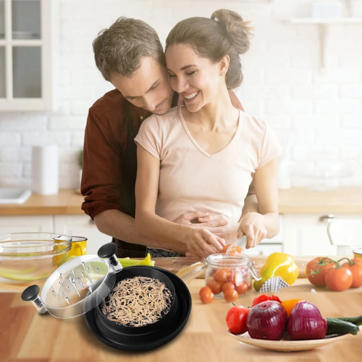 Meat Shredder with Clear Lid – Quick & Easy