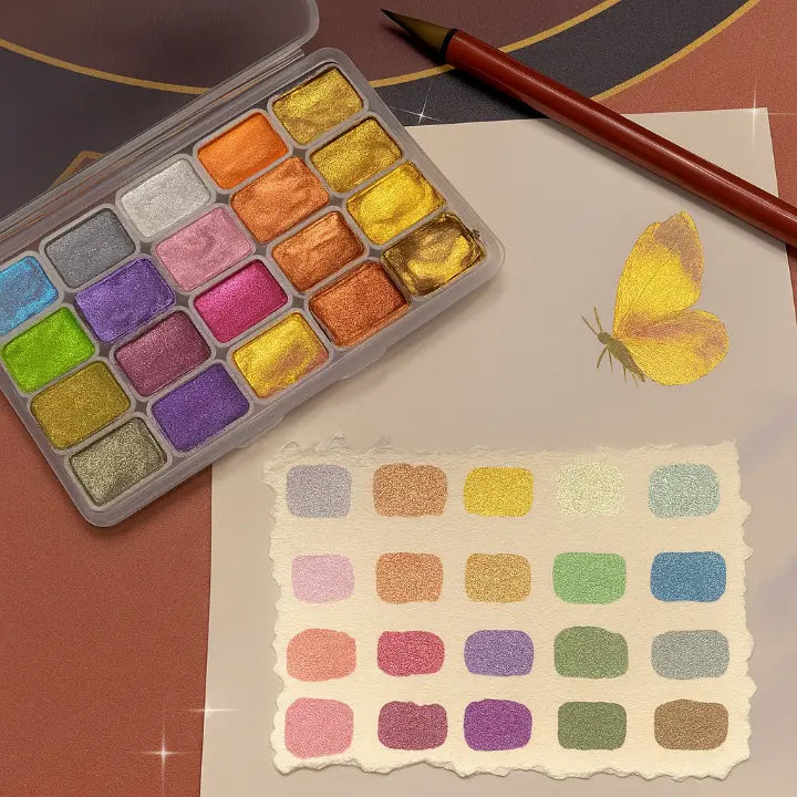 Schimmernde Wasserfarben – Verwandeln Sie jedes Bild in ein Kunstwerk