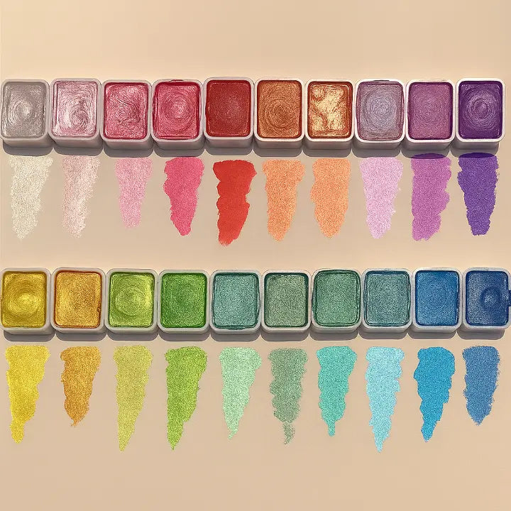 Schimmernde Aquarellfarben – Verwandeln Sie jedes Bild in ein Kunstwerk