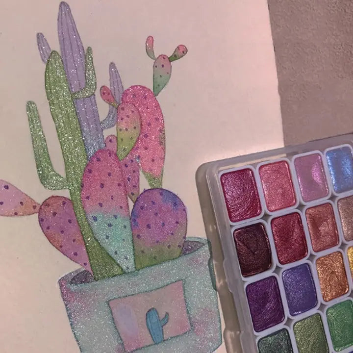 Schimmernde Wasserfarben – Verwandeln Sie jedes Bild in ein Kunstwerk