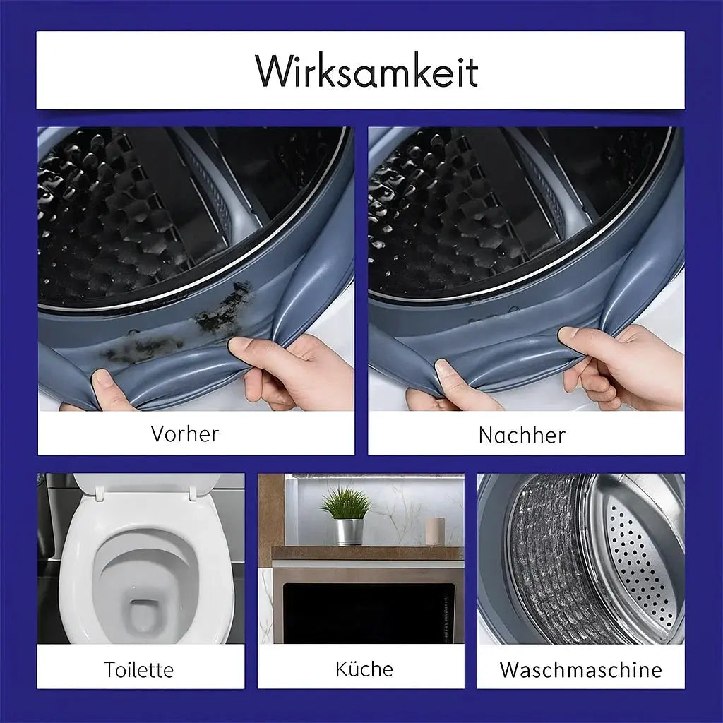 Schnell wirkendes Gel zur Entfernung von Schimmel und Flecken mit Bürste