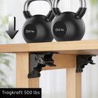 Gambe pieghevoli per tavolo - Trasforma ogni tavolo in un miracolo salvaspazio (blocco automatico a 90°)