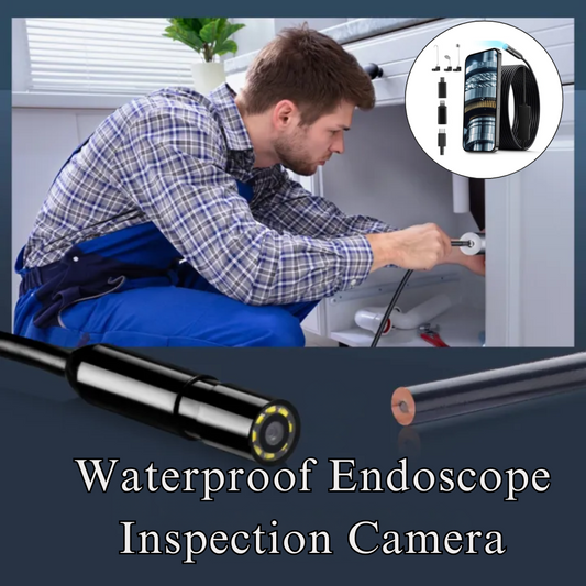 Waterproof Endoscope Camera — HD Inspection Camera with 5m Cable