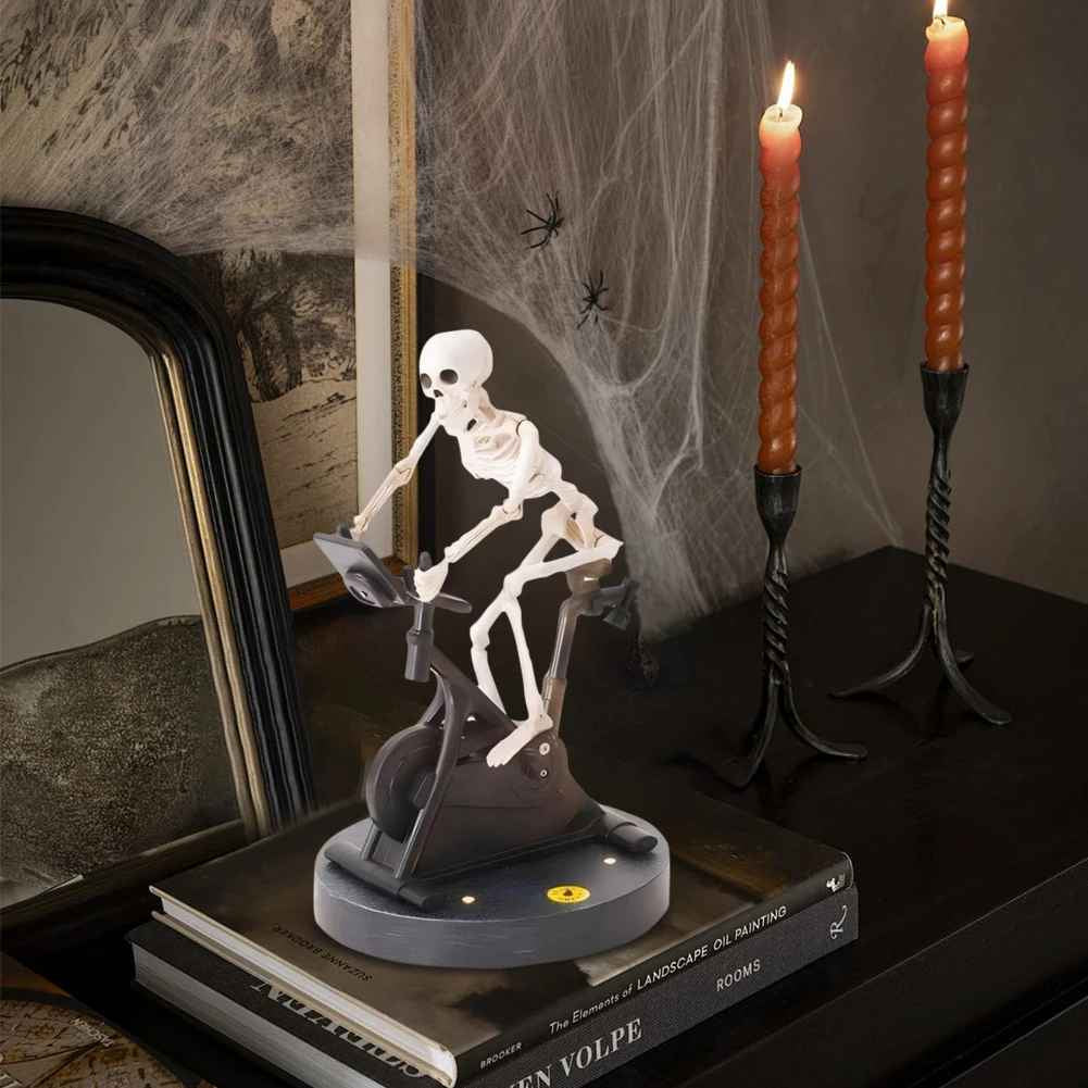 Decorative Skeleton Rider Figurine – Adds Spooky Fun to Your Home