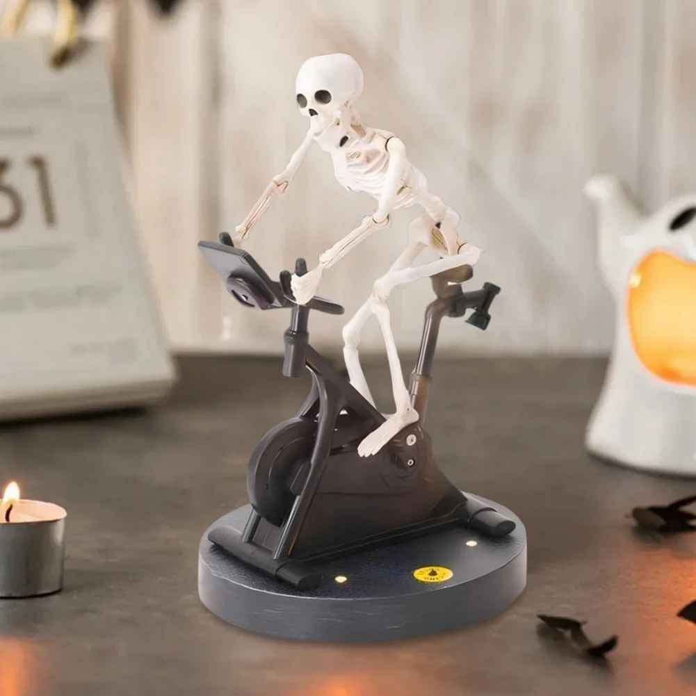 Decorative Skeleton Rider Figurine – Adds Spooky Fun to Your Home