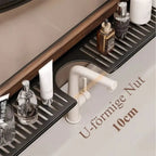 Spülbeckengestell aus Walnussholz – Ordnung ohne Bohren