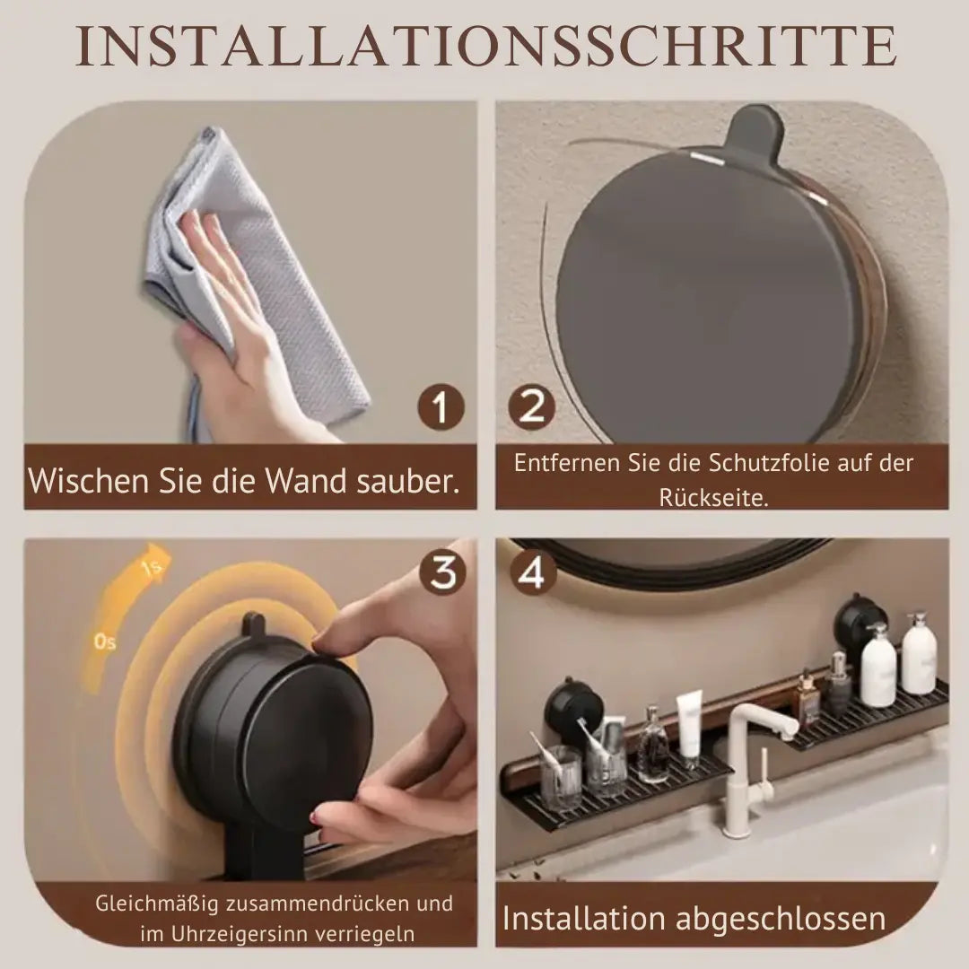 Spülbeckengestell aus Walnussholz – Ordnung ohne Bohren