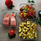 Stapelbare Heißluftfritteusen-Körbe