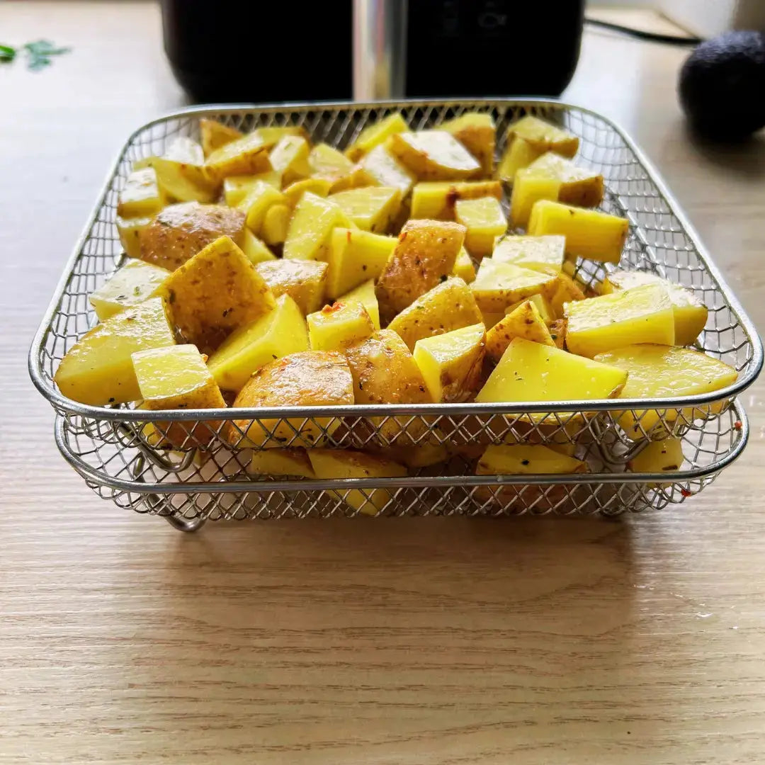 Stapelbare Heißluftfritteusen-Körbe