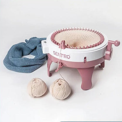 48-Needle Knitting Machine for Easy Scarves