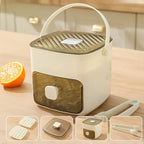 Eiswürfelbehälter mit Druckmechanismus – 48 Würfel ohne Kleckerei und ohne Aufwand