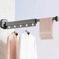 Space-Saving Wall Drying Rack – Foldable Design with Suction Cups