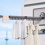 Space-Saving Wall Drying Rack – Foldable Design with Suction Cups