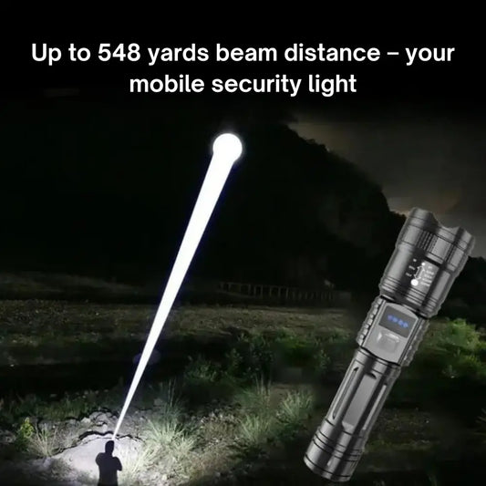 Heavy-Duty Ultra-Bright LED Flashlight – Reliable Night Lighting