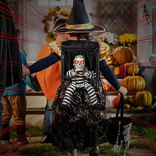 Moving Prisoner Skeleton — Perfect for Doors & Entrances