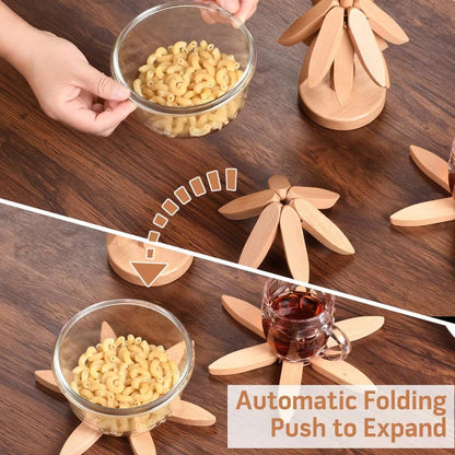 Coasters made of walnut wood — stylishly and effectively protects furniture