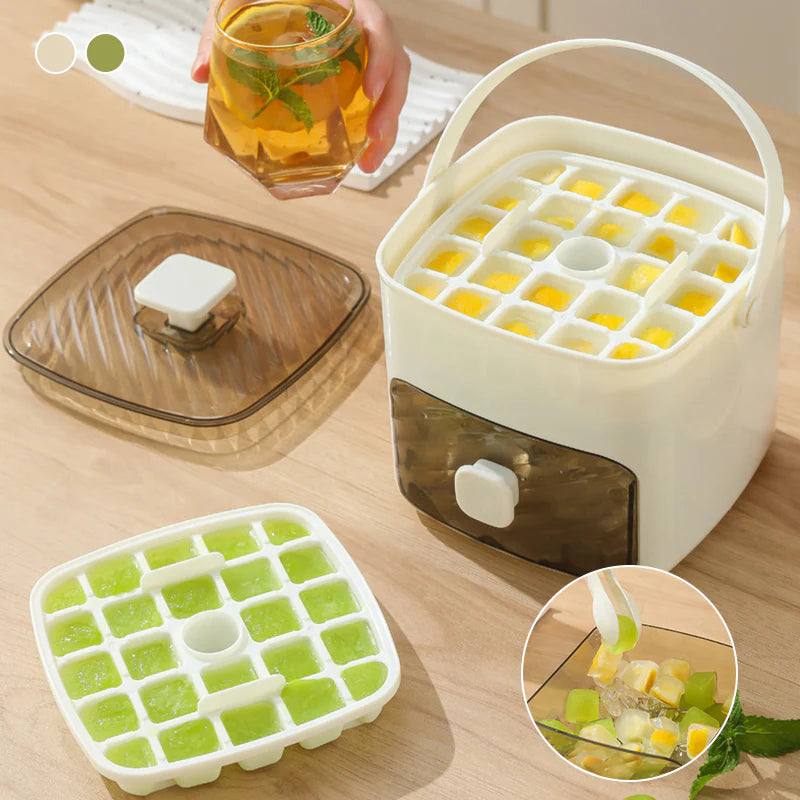 FrostEase™ — Effortless Ice Cubes, Mess-Free Carrying