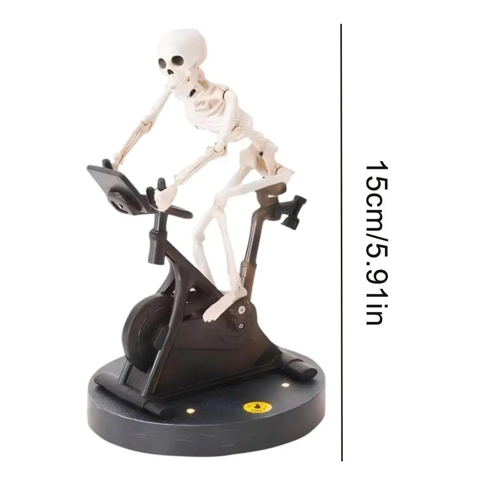 Decorative Skeleton Rider Figurine — Create a Spookily Charming Atmosphere