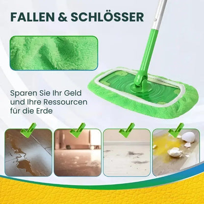 Buy 2 Get 2 Free | EcoSwift™ — Reusable Mop Pads, Streak-Free Shine