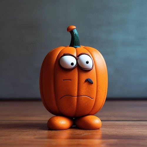 Pumpkin Garden Decoration Figurine — Autumn Highlight for Home & Garden