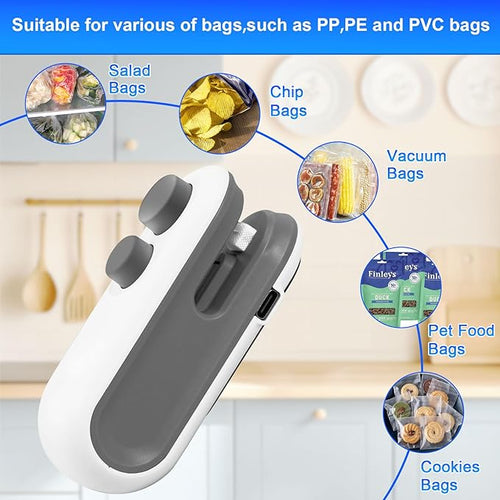 2-in-1 Bag Seal & Cutter for Fresh Snacks
