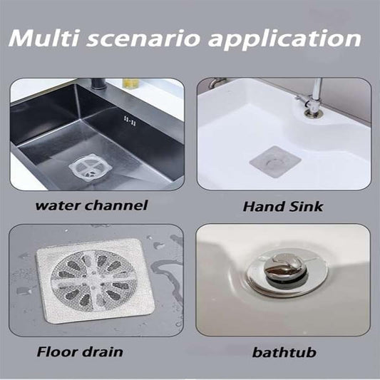 Drain Stickers — Permanently Free and Clean Drain (50 Pieces)