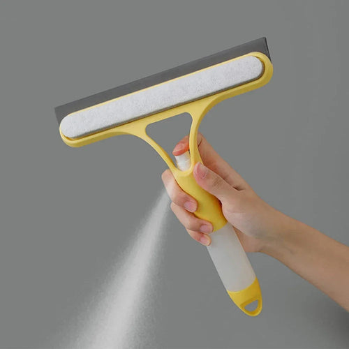 3-in-1 Window Squeegee with Spray Function – Streak-Free Glass in One Go