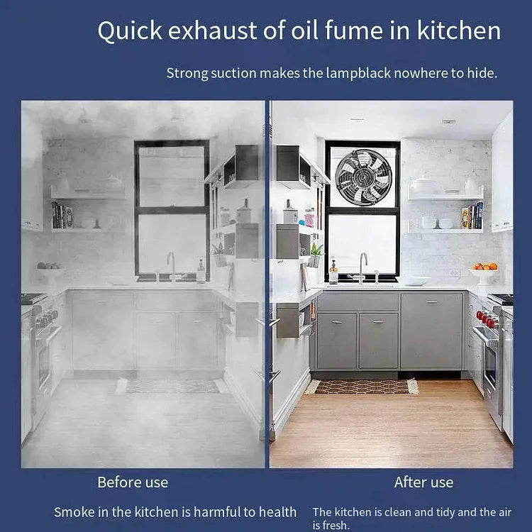 Heavy Duty Exhaust Fan — Helps with Poor Air Circulation