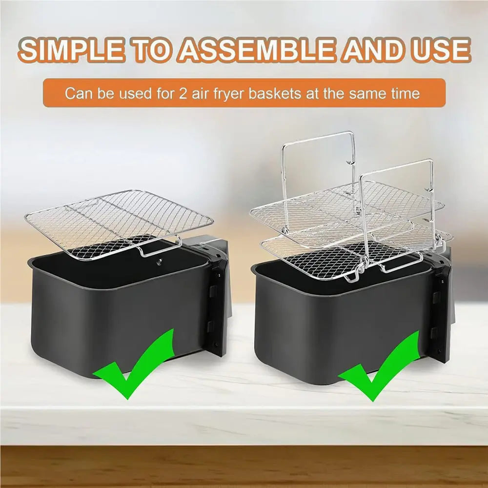 3-tier air fryer insert for even cooking