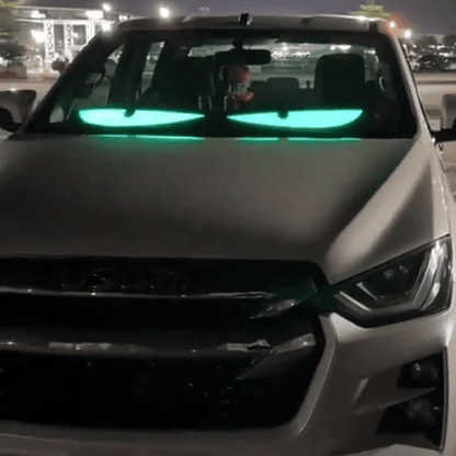 Animated LED Display Panel — App-Controlled Vehicle Windshield Sign (2 Pieces)