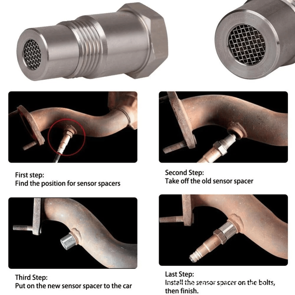 Sensor Spacer made of Stainless Steel — Worry-Free Driving without Warning Lights
