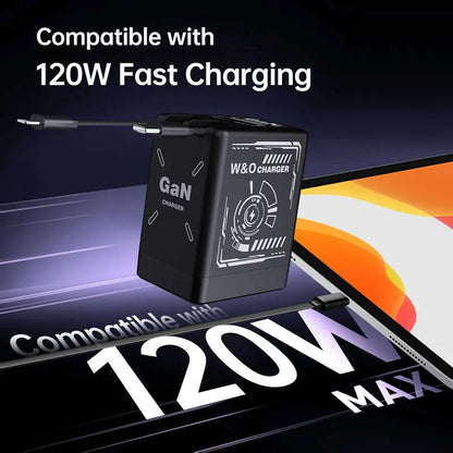 Fast charger with cable management — order and power without cable clutter