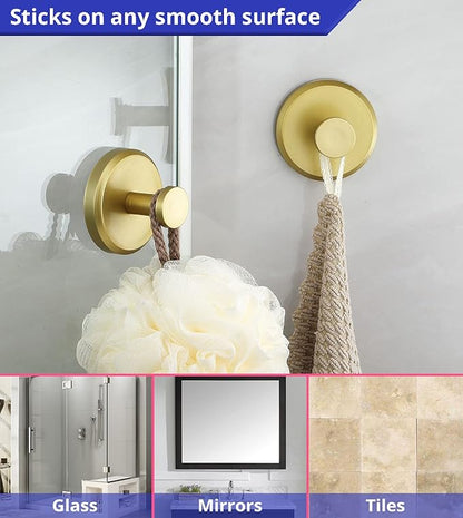 Suction Hooks — Powerful, Durable & Removably Trace-Free 2-Piece Set