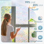 Colorful Floral Bouquet Window Sticker Mivoza Deutschland