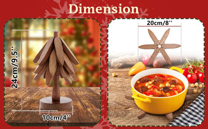 Coasters made of walnut wood — stylishly and effectively protects furniture