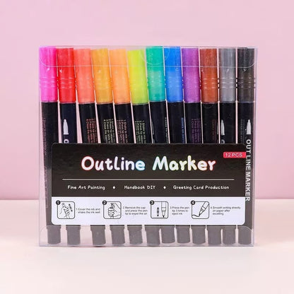 Metallic Marker Set – Creative Effects on Any Surface
