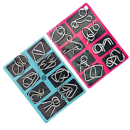 Metal Wire Brain Teaser Set – Durable Educational Wire Puzzles