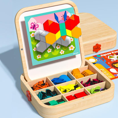 Wooden Magnetic Puzzle — Promoting Creativity and Self-Confidence