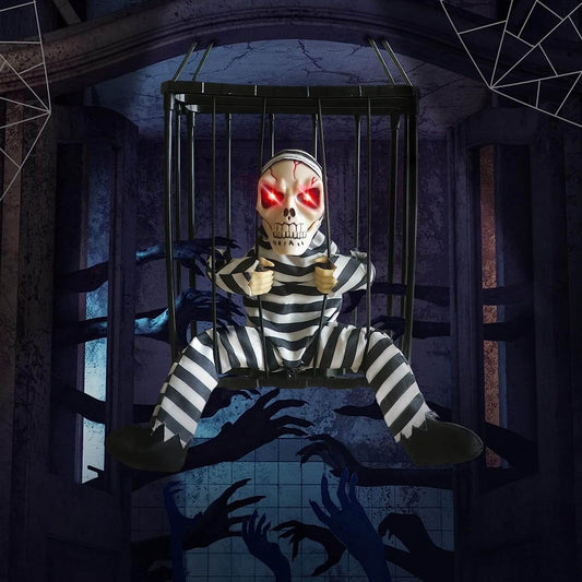 Moving Prisoner Skeleton — Perfect for Doors & Entrances