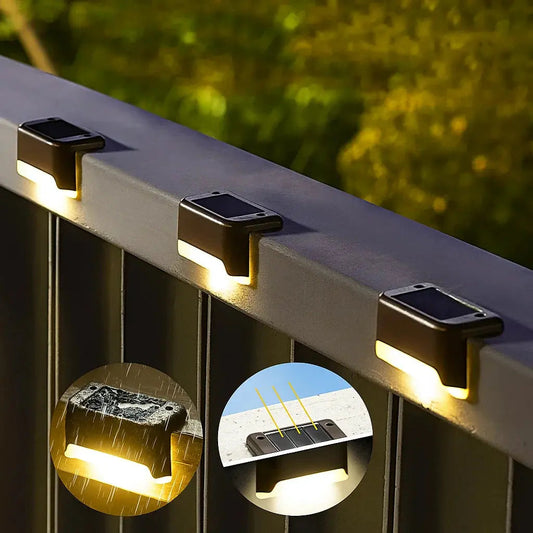 Weatherproof Solar Patio Outdoor Light - Set of 4