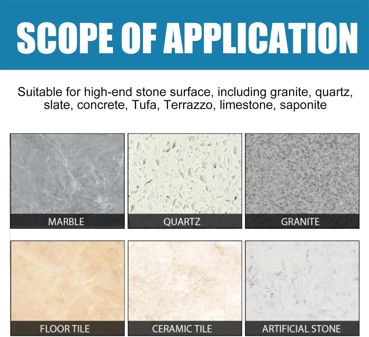 Stone care product — natural shine without chemical loss